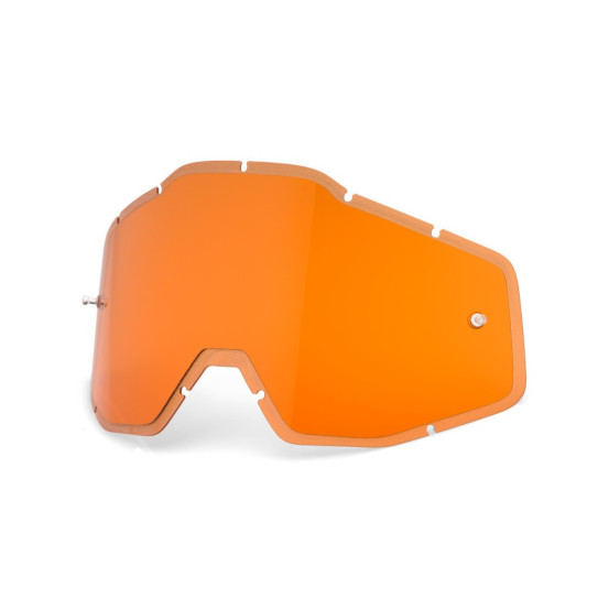 Ecran injecté pour masque cross 100% Racecraft 1/Accuri 1/Strata 1 - Persimmon