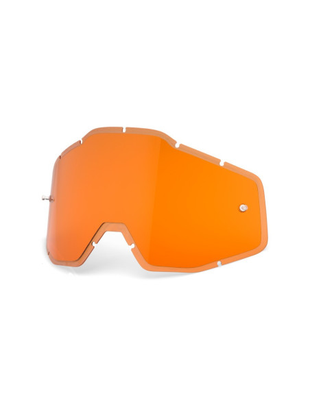 Ecran injecté pour masque cross 100% Racecraft 1/Accuri 1/Strata 1 - Persimmon