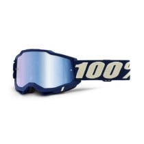 Masque cross 100% Accuri 2 Deepmarine - Ecran Iridium bleu