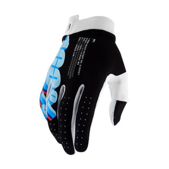FRANCE - - gants K SLIGHT 22 NOIR / ORANGE FLUO