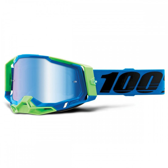 Masque cross 100% Racecraft 2 Fremont - Ecran Iridium bleu