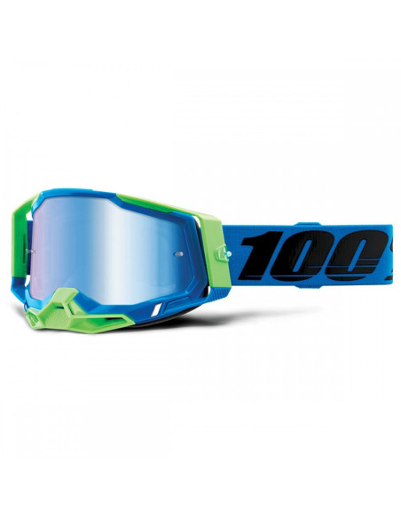 Masque cross 100% Racecraft 2 Fremont - Ecran Iridium bleu