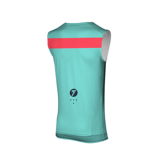 Débardeur enfant Seven 22.1 Zero Echelon - Aruba Bleu Turquoise