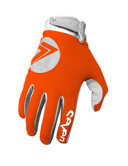 Gants cross Seven 23.1 Annex 7 Dot - Orange Fluo