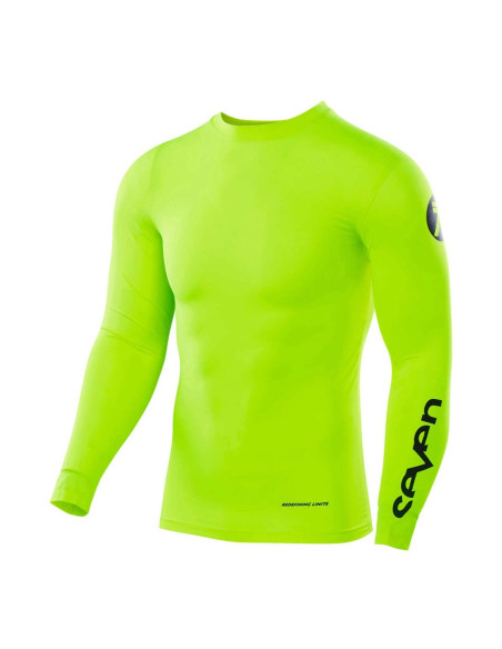 Maillot compression SEVEN 16.2 Zero Blade Jaune Fluo