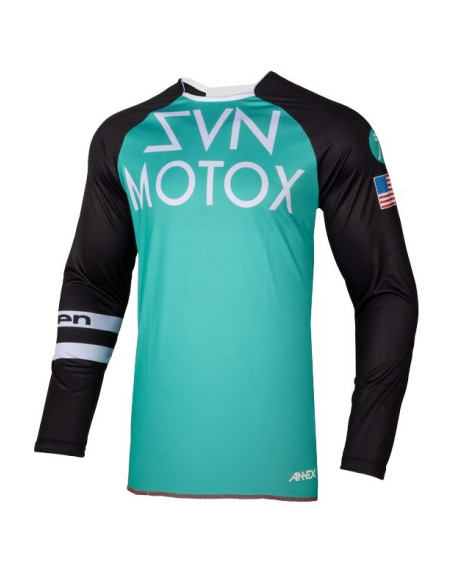 Maillot cross enfant SEVEN 19.2 Annex Force - Aqua