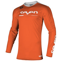 Maillot cross enfant Seven 21.1 Rival Rampart - Rouge Fluo