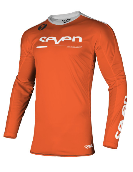 Maillot cross enfant Seven 21.1 Rival Rampart - Rouge Fluo