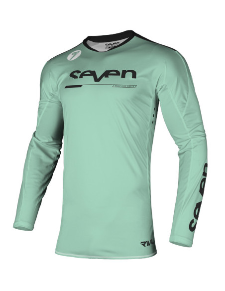 Maillot cross enfant Seven 21.1 Rival Rampart - Vert Menthe Noir