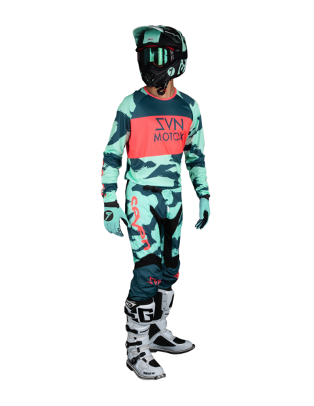Pantalon cross Enfant SEVEN 21.1 Vox Pursuit - Vert Menthe