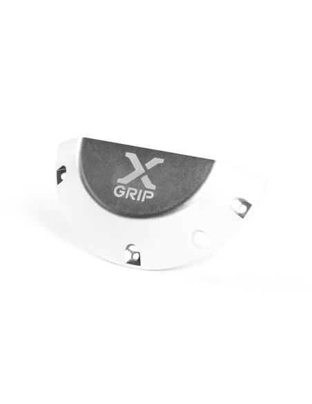 Protection de couvercle de carter d'embrayage X-GRIP Argent - KTM EXC-TPI 250 / 300 2017-2023 - HUSQVARNA TE-TEI 250 / 300 20..