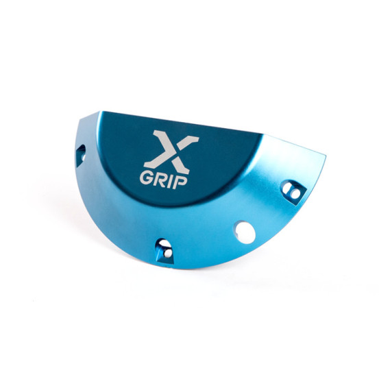 Protection de couvercle de carter d'embrayage X-GRIP Bleu - KTM EXC-TPI 250 / 300 2017-2023 - HUSQVARNA TE-TEI 250 / 300 2017..