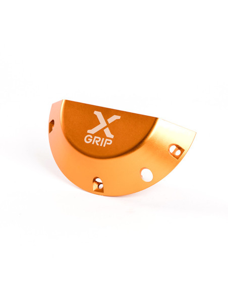 Protection de couvercle de carter d'embrayage X-GRIP Orange - KTM EXC-TPI 250 / 300 2017-2023 - HUSQVARNA TE-TEI 250 / 300 20..