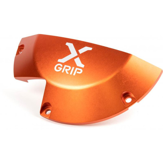 Protection de couvercle de carter d'embrayage X-GRIP Orange KTM Husqvarna SX SX F / TC FC 2023-2026 - TBI EXC F / TBI FE 2024-26