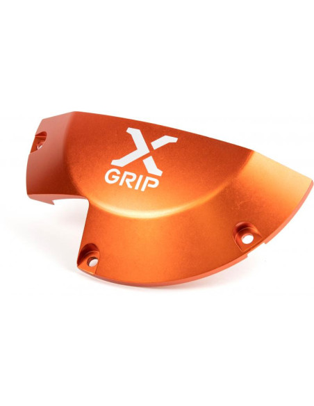 Protection de couvercle de carter d'embrayage X-GRIP Orange KTM Husqvarna SX SX F / TC FC 2023-2026 - TBI EXC F / TBI FE 2024-26