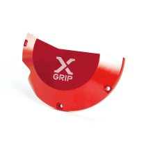 Protection de couvercle de carter d'embrayage X-GRIP Rouge - BETA RR 250 / 300 2018-2021 XTRAINER 250 2017-2021 300 2015-2021