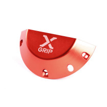 Protection de couvercle de carter d'embrayage X-GRIP Rouge - KTM TPI 250 / 300 2017-2023 - HUSQVARNA TEI 250 / 300 2018-2023 ..