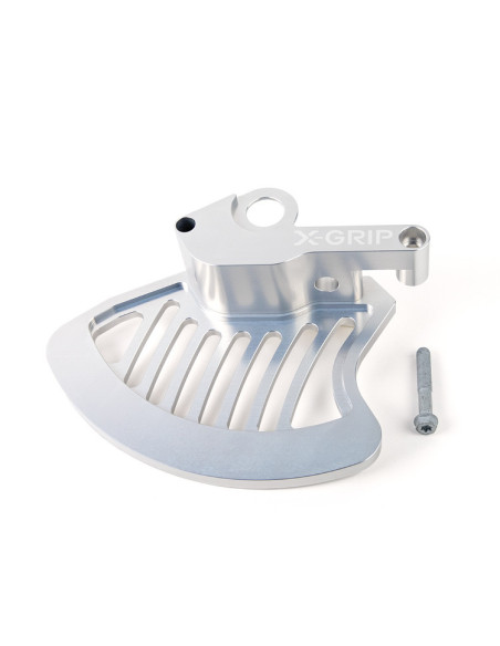 Protection de disque de frein avant X-GRIP Argent - KTM 2016-2022 - HUSQVARNA 2016-2023 GAS GAS 2021-2023
