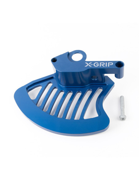 Protection de disque de frein avant X-GRIP Bleu - KTM 2016-2022 - HUSQVARNA 2016-2023 GAS GAS 2021-2023
