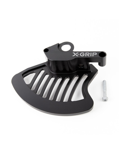 Protection de disque de frein avant X-GRIP Noir - KTM 2016-2022 - HUSQVARNA 2016-2022 GAS GAS 2021-2023