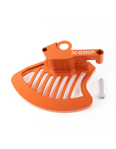 Protection de disque de frein avant X-GRIP Orange - KTM 2016-202 - HUSQVARNA 2016-2023 GAS GAS 2021-2023