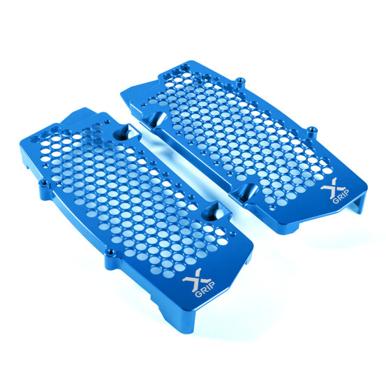 Protections de radiateurs X-GRIP Bleu - KTM-HUSQVARNA