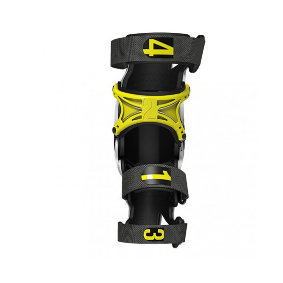 Genouilleres Ortheses MOBIUS X8 - Blanc Jaune