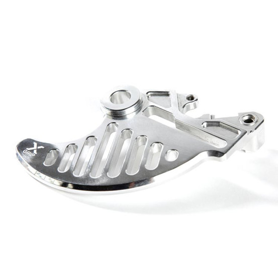 Protection disque de frein arrière X-GRIP Argent - KTM EXCF 2004-2023