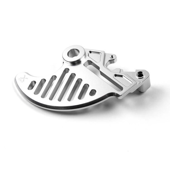 Protection disque de frein arrière X-GRIP Argent KTM SX-SXF / HUSQVARNA FC TC 2023-2026 22mm