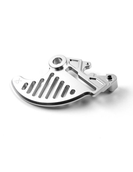 Protection disque de frein arrière X-GRIP Argent KTM SX-SXF / HUSQVARNA FC TC 2023-2026 22mm