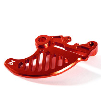 Protection disque de frein arrière X-GRIP Rouge - KTM EXC /EXCF /TPI 04-23 HUSV FE/TEI 14-23 HUSABERG FE/TE 13 14 GAS GAS EC ..