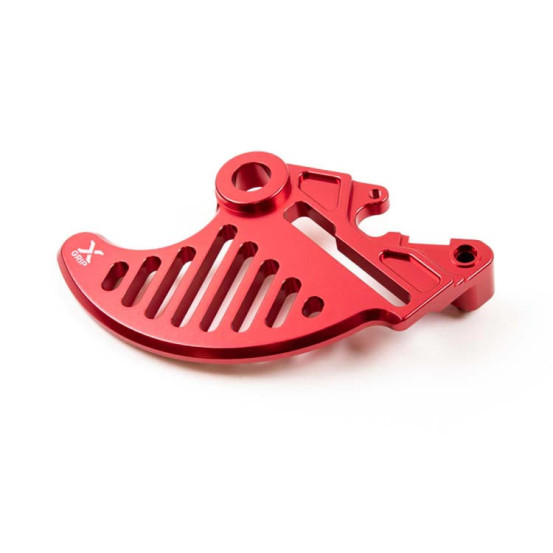 Protection disque de frein arrière X-GRIP Rouge KTM SX-SXF / HUSQVARNA FC-TC 2023-2026