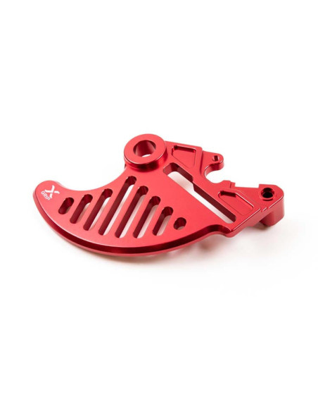 Protection disque de frein arrière X-GRIP Rouge KTM SX-SXF / HUSQVARNA FC-TC 2023-2026