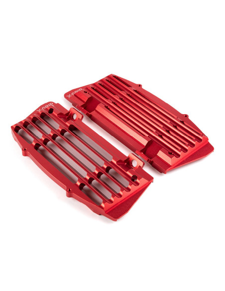 Protections de radiateurs X-GRIP Airforce Rouge - KTM TPI 250 / 300 2020-2022 SX 250 2019-202 - HUSQVARNA TC 250 2019-2022 TE..