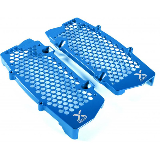 Protections de radiateurs X-GRIP Bleu - KTM 2019-2022 - HUSQVARNA 2019-2022 - GAS GAS 2021-2023