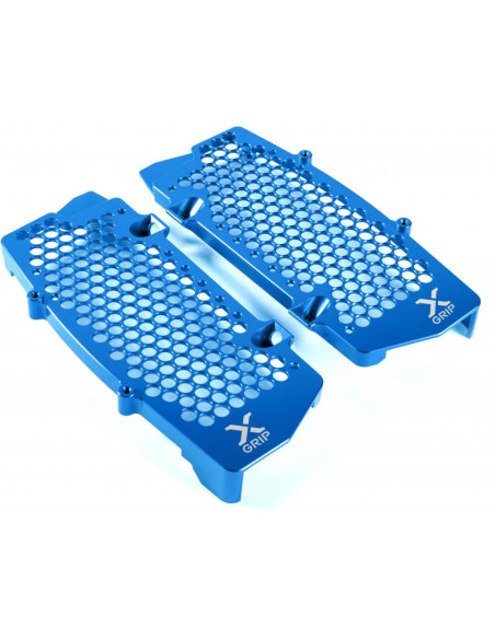 Protections de radiateurs X-GRIP Bleu - KTM 2019-2022 - HUSQVARNA 2019-2022 - GAS GAS 2021-2023