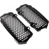 Protections de radiateurs X-GRIP Noir KTM Husqvarna SX SX F / FC TC 2023 - 2026 TBI EXC F / TBI FE 2024-26