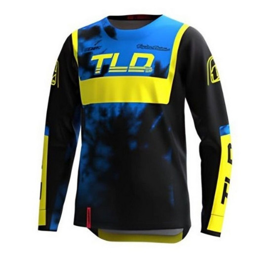 Maillot cross enfant Troy Lee Designs 2023 GP Astro - Noir Jaune