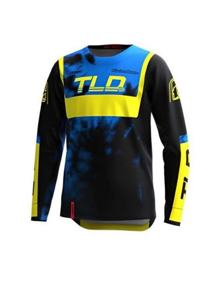 Maillot cross enfant Troy Lee Designs 2023 GP Astro - Noir Jaune