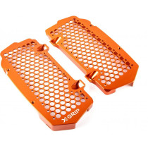Protections de radiateurs X-GRIP Orange KTM Husqvarna SX SX F / FC TC 2023 - 2026 TBI EXC F / TBI FE 2024-26