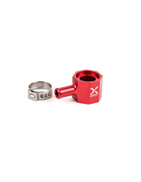 Raccord de réservoir renforcé X-GRIP Rouge - KTM TPI - SXF - EXCF - HUSQVARNA TEI - FC- FE