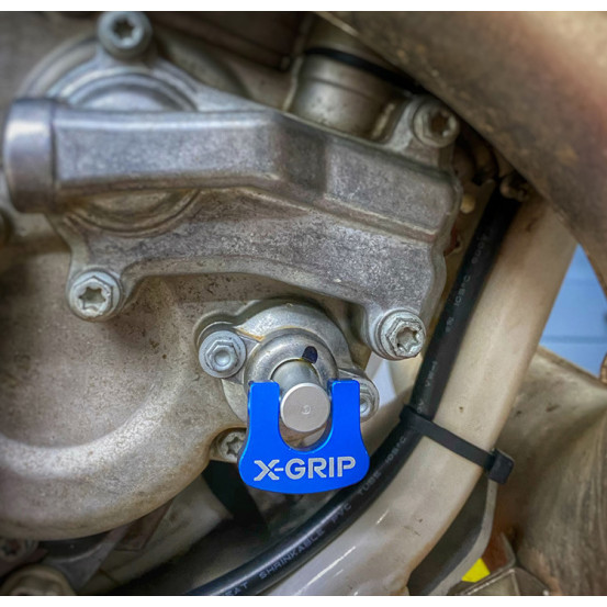 Réglage valve ajustable X-GRIP Bleu - KTM - HUSQVARNA - GAS GAS