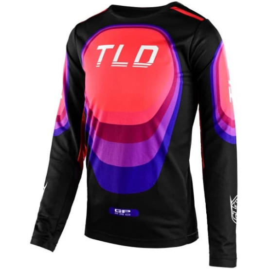 Maillot cross enfant Troy Lee Designs GP Pro Reverb - Noir Glo Rouge