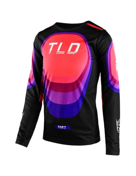 Maillot cross enfant Troy Lee Designs GP Pro Reverb - Noir Glo Rouge
