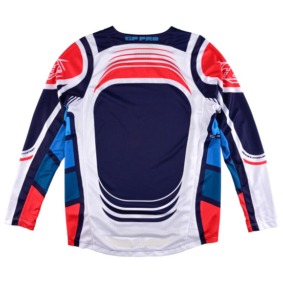 Maillot cross enfant Troy Lee Designs GP Pro Wavez - Bleu marine Rouge