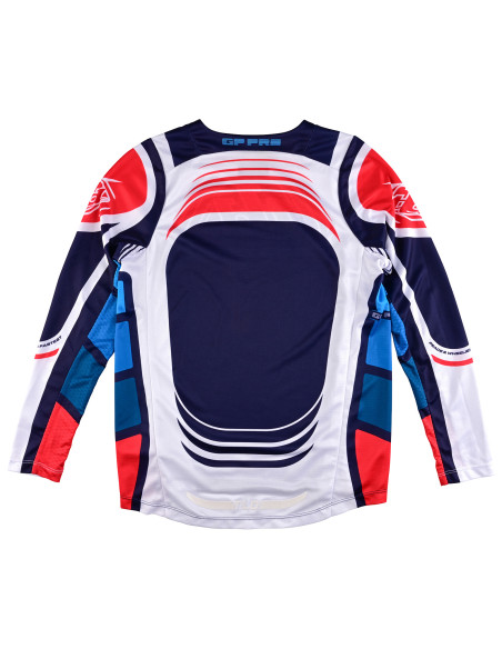 Maillot cross enfant Troy Lee Designs GP Pro Wavez - Bleu marine Rouge