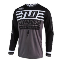 Maillot cross Troy Lee Designs 2019 19.1 GP Air Bolt - Noir