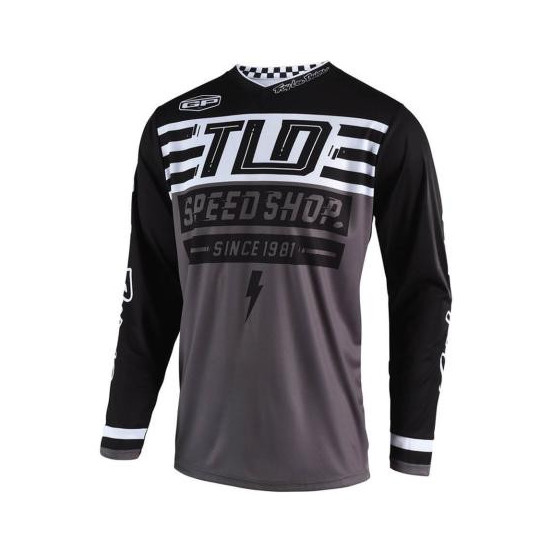 Maillot cross Troy Lee Designs 2019 19.1 GP Air Bolt - Noir