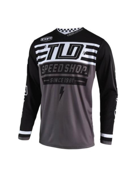 Maillot cross Troy Lee Designs 2019 19.1 GP Air Bolt - Noir