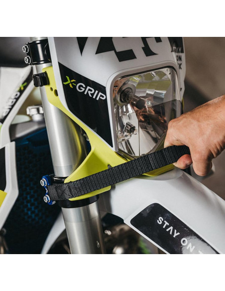 Sangle de levage vissée X-GRIP Bleu - KTM 2002-2026 - HUSQVARNA 2014-2026 GAS GAS 2021-2026 / BETA 2013-2026
